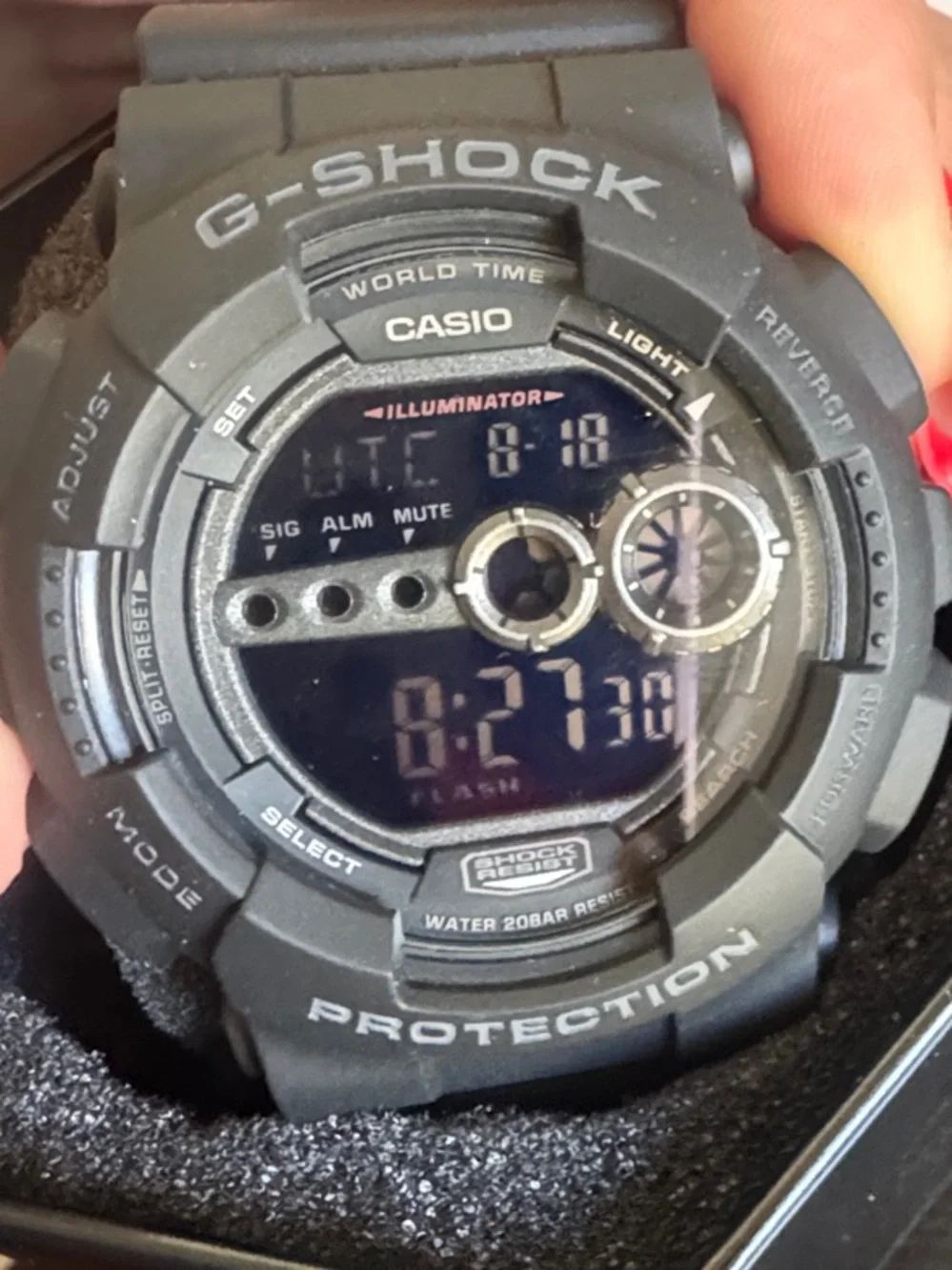 Casio Black G-Shock GD100-1B Digital Sport Watch